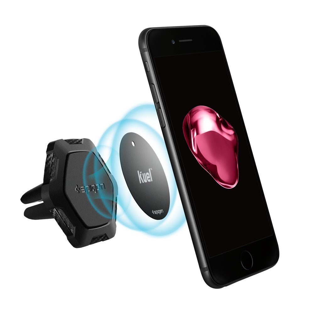 Spigen Spigen Ventilation Magnetisk Mobilhållare Svart