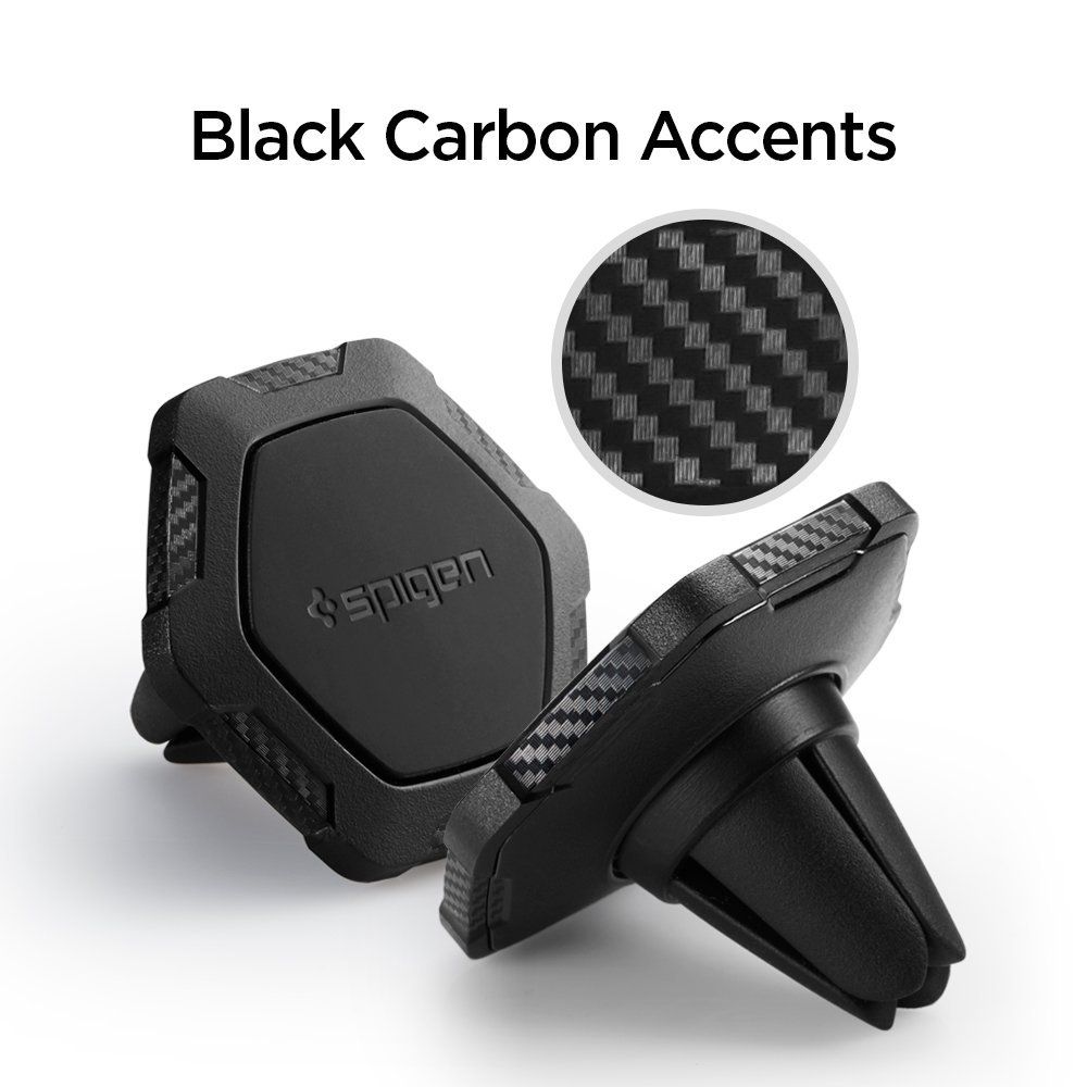 Spigen Spigen Ventilation Magnetisk Mobilhållare Svart