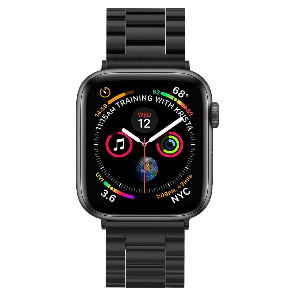 Spigen Spigen Apple Watch 42/44/45/46/49 mm Armband Modern Fit Svart