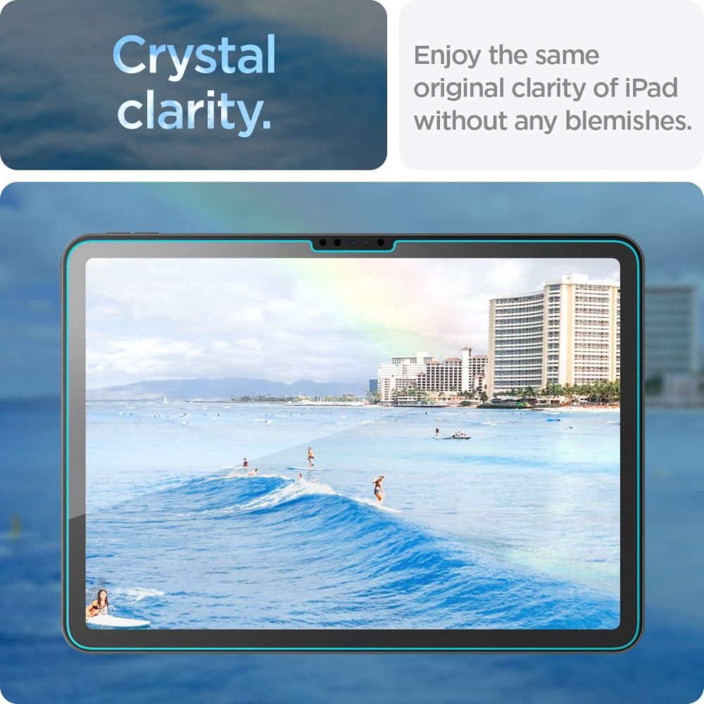 Spigen Spigen iPad Air 11 2026-2024 Skärmskydd GLAS.tR 