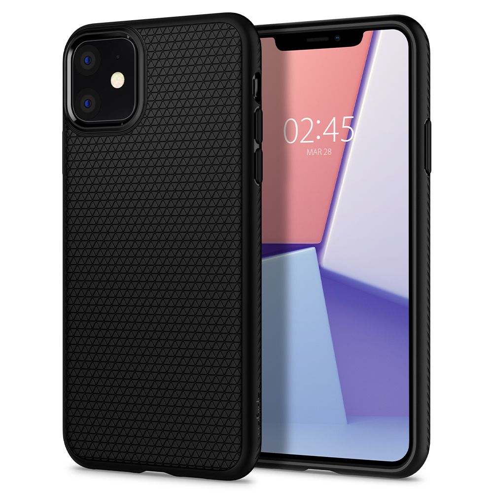 Spigen Spigen iPhone 11 Skal Liquid Air Matt Svart