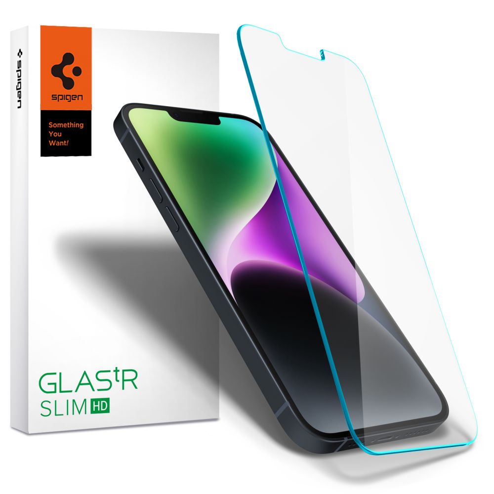 Spigen Spigen iPhone 15 Plus/14 Plus/13 Pro Max Skärmskydd GLAS.tR Slim