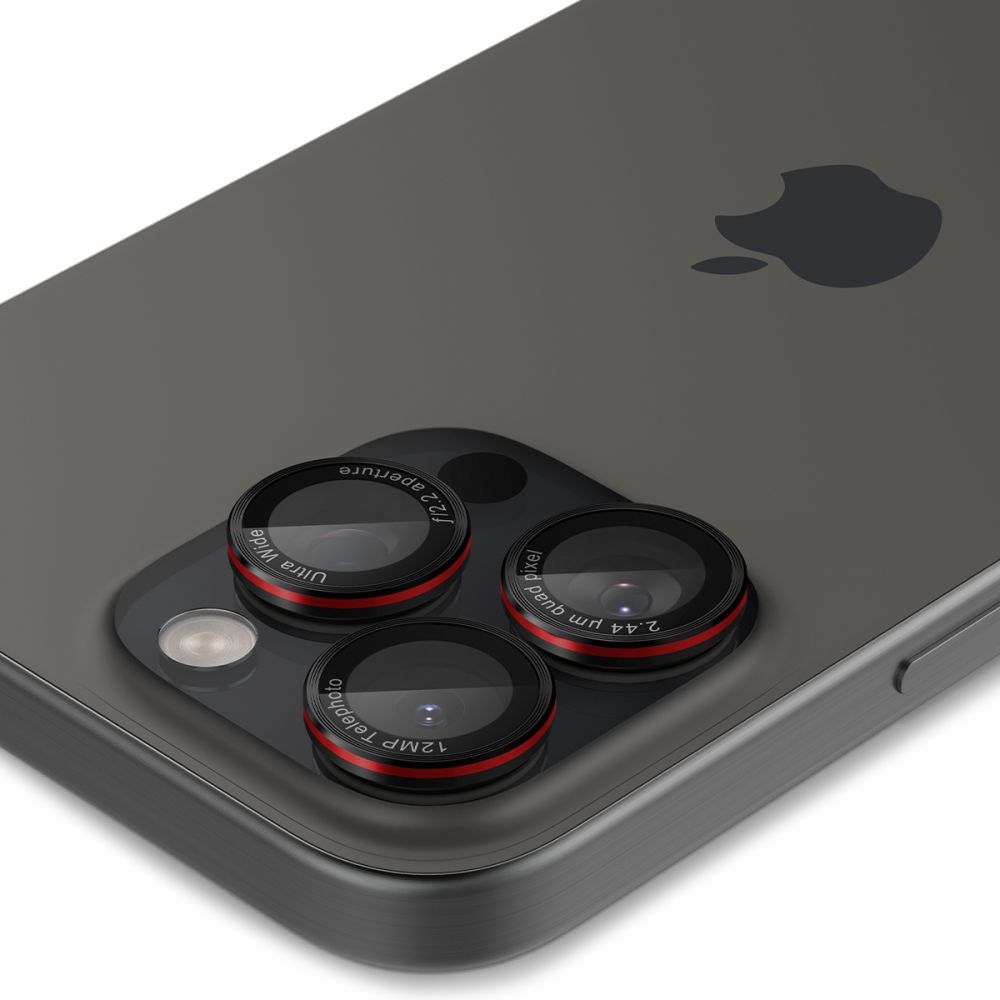 Spigen Spigen iPhone 16/15/14 Pro/Pro Max 2-PACK Linsskydd Optik GLAS.tR
