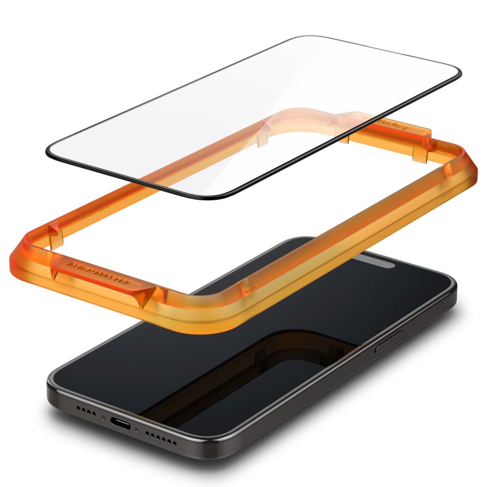Spigen Spigen iPhone 15 Plus 2-PACK Skärmskydd ALM Glass FC