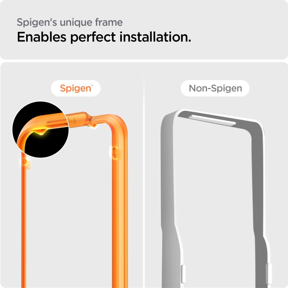 Spigen Spigen iPhone 15 Plus 2-PACK Skärmskydd ALM Glass FC