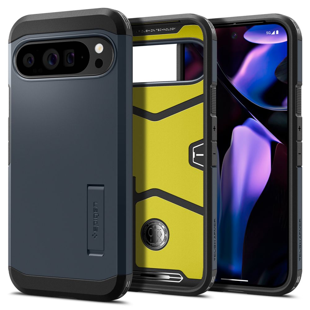 Spigen Spigen Google Pixel 9 Pro XL Skal Tough Armor Metal Slate