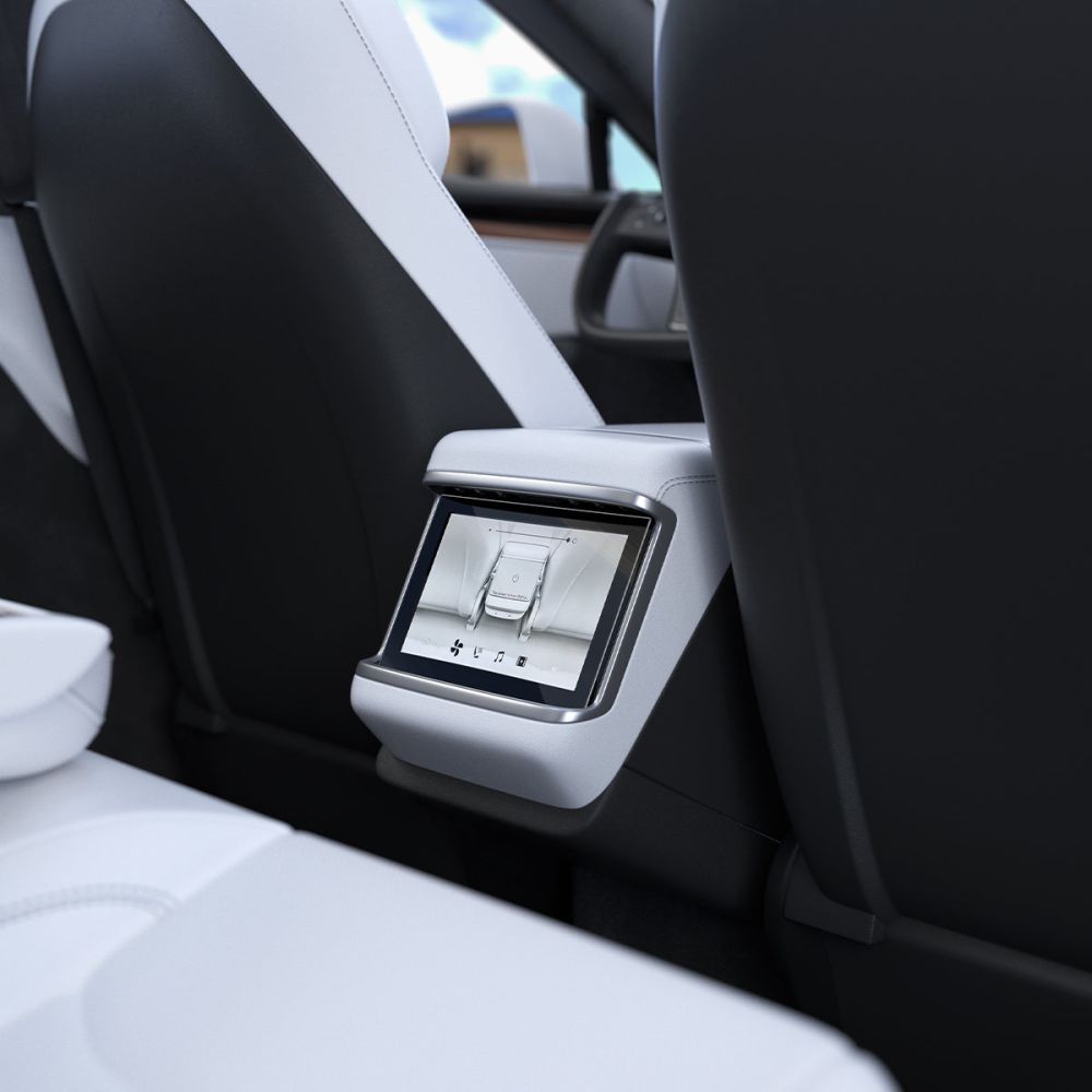 Spigen Spigen Tesla Model X 2022/2021/Model S 2022/2021 Skärmskydd GLAS.tR Slim