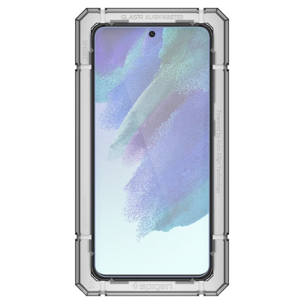 Spigen Spigen Samsung Galaxy S21 FE 2-PACK Skärmskydd ALM GLAS.tR