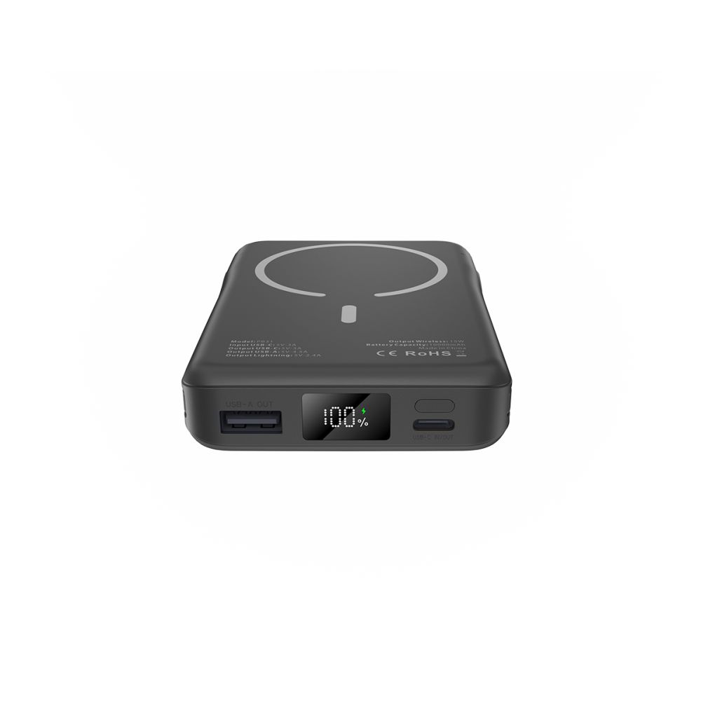Tech-Protect Tech-Protect 10000 mAh MagSafe Powerbank LifeMag Svart
