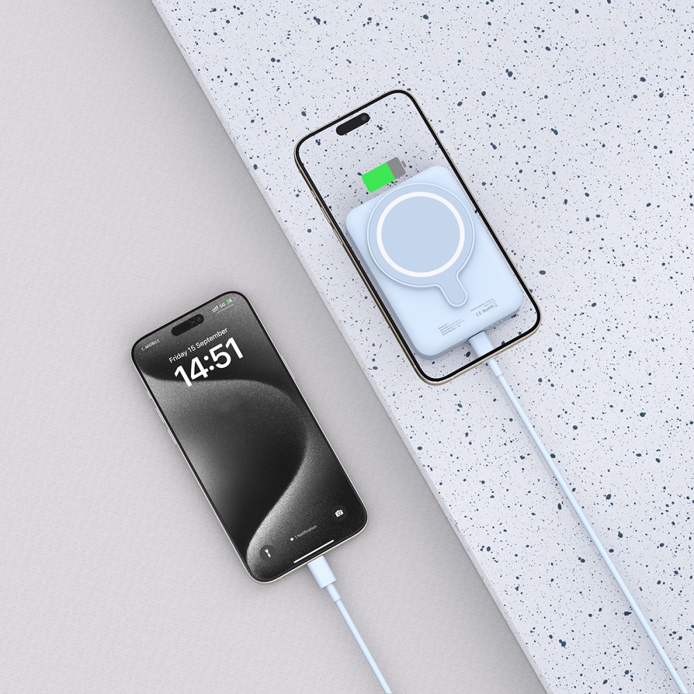 Tech-Protect Tech-Protect 10000 mAh MagSafe Powerbank LifeMag Blå