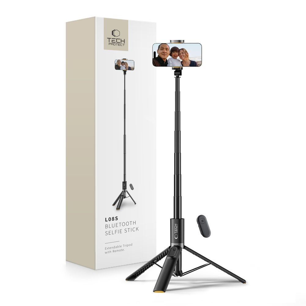 Tech-Protect Tech-Protect Bluetooth Selfiestick Tripod Svart