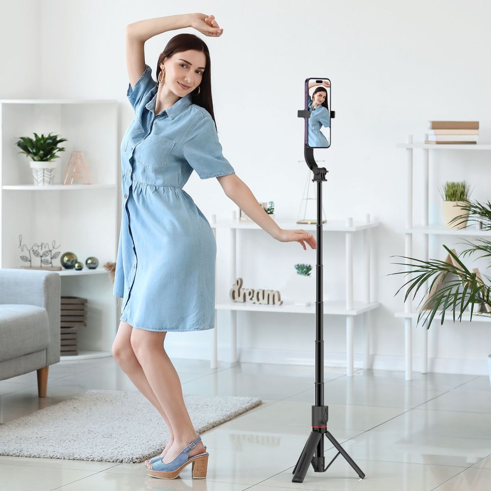 Tech-Protect Tech-Protect MagSafe Bluetooth Selfiestick TriPod Svart