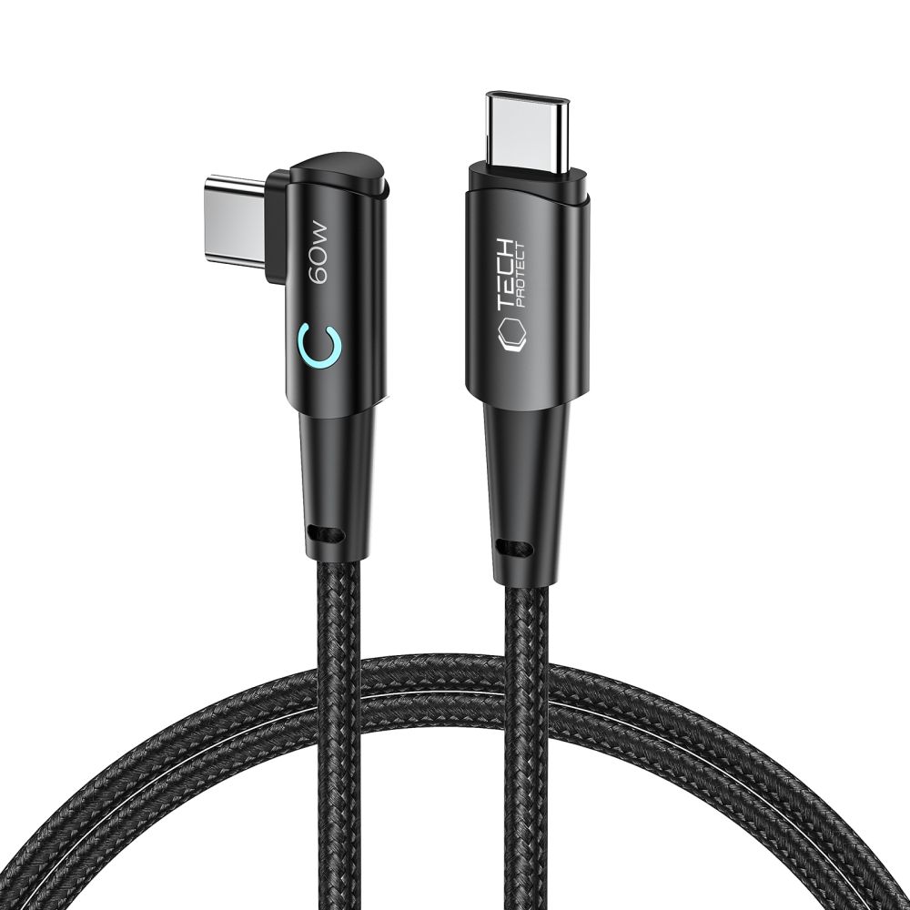 Tech-Protect Tech-Protect 1 m 60W/6A USB-C - USB-C Kabel UltraBoost Grå