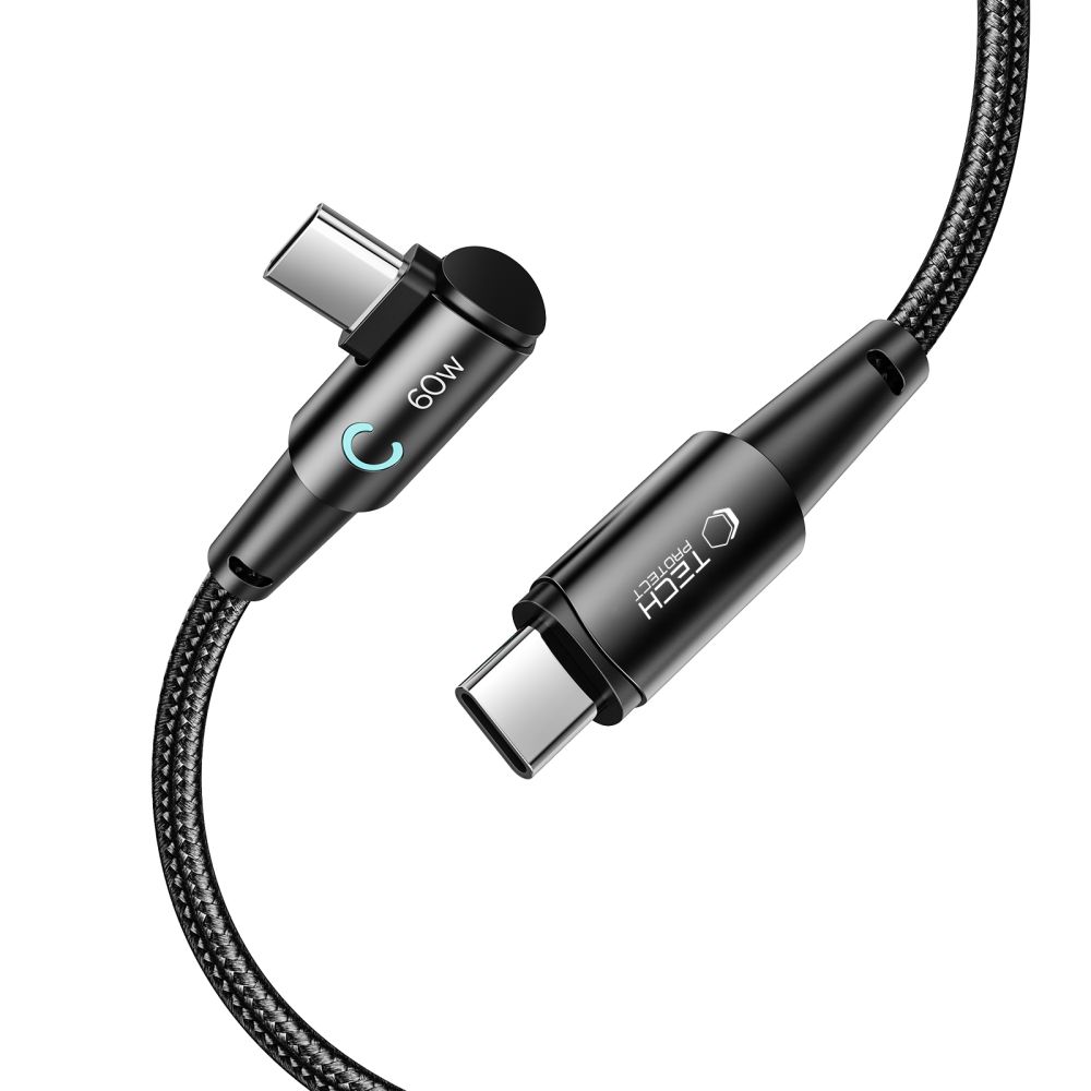 Tech-Protect Tech-Protect 1 m 60W/6A USB-C - USB-C Kabel UltraBoost Grå
