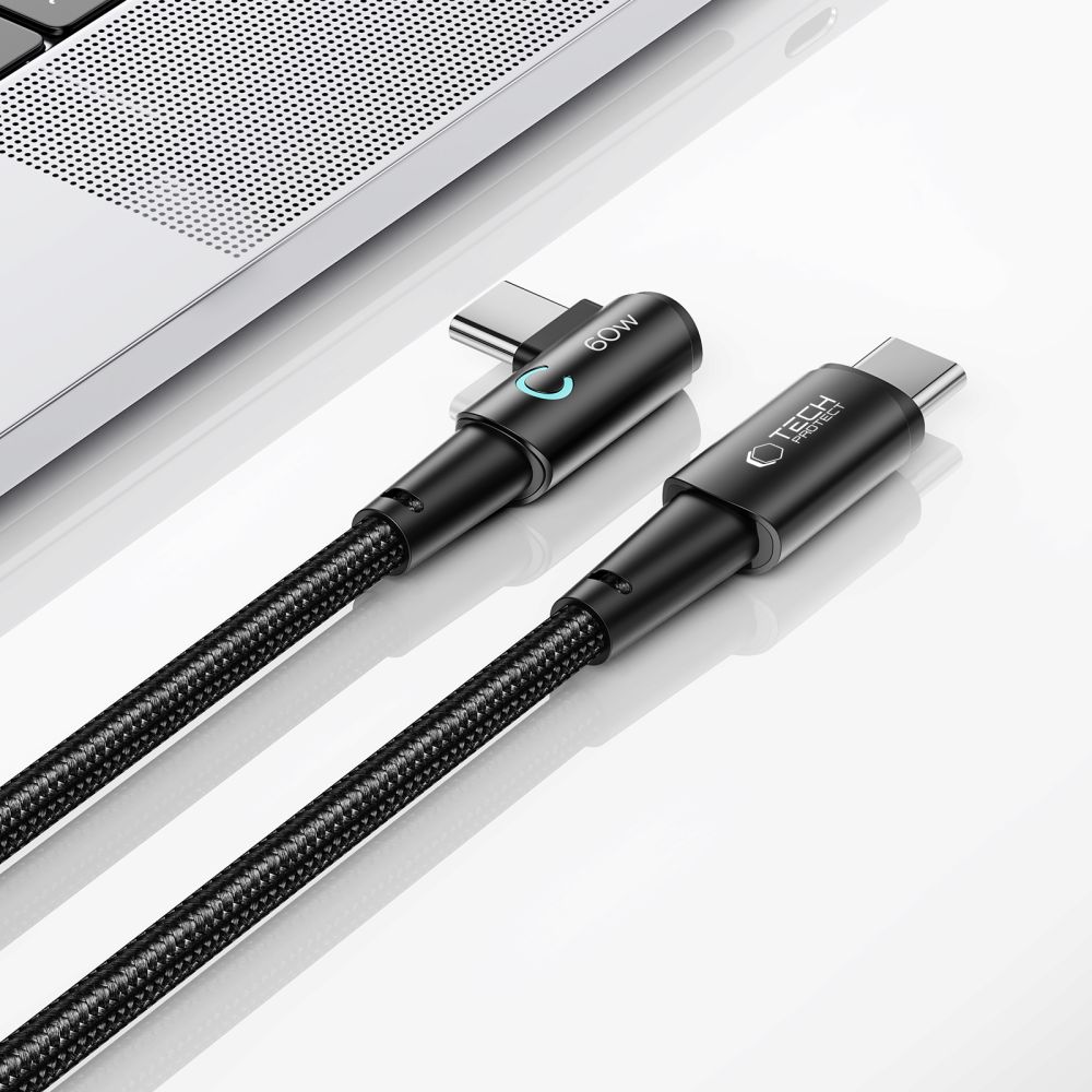 Tech-Protect Tech-Protect 1 m 60W/6A USB-C - USB-C Kabel UltraBoost Grå