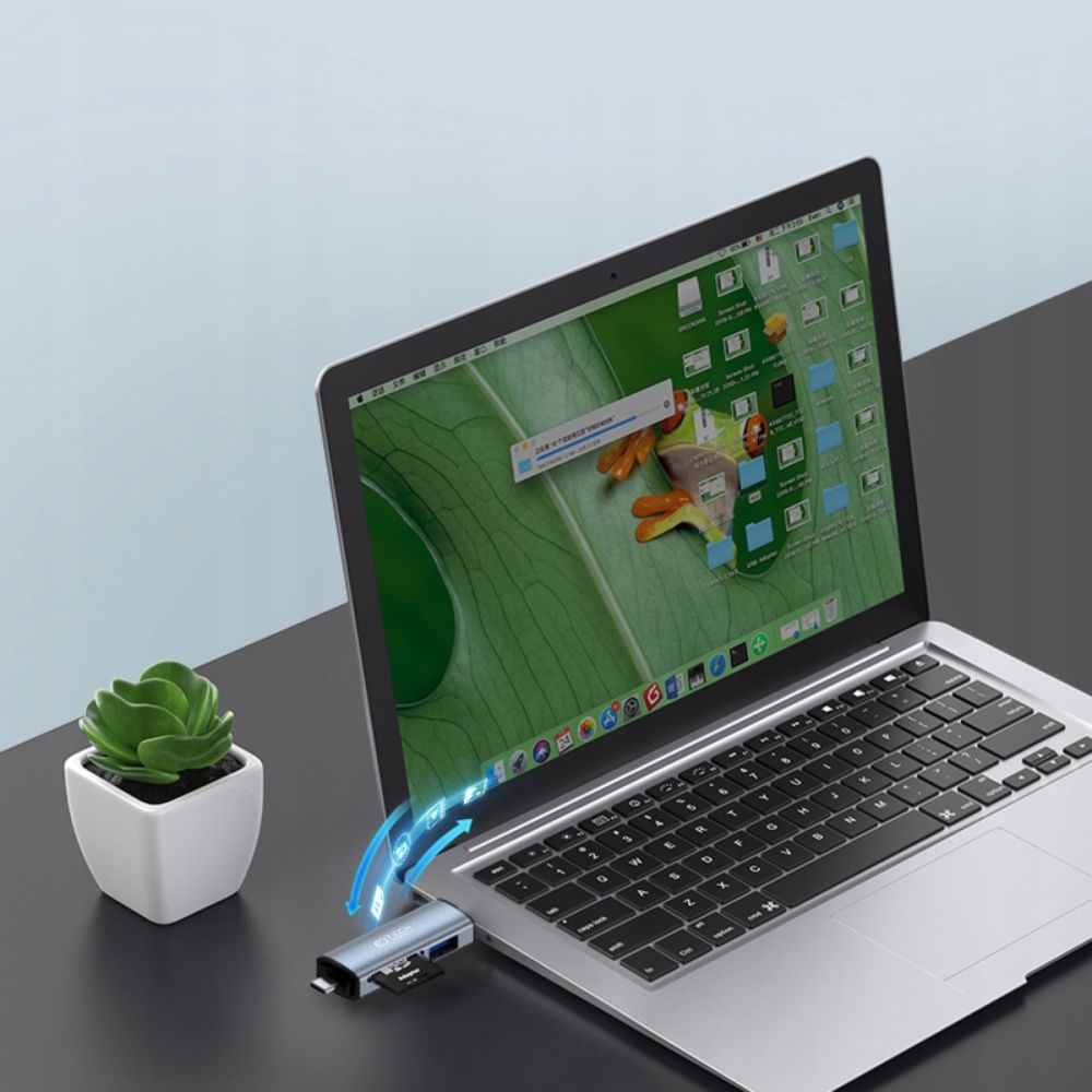 Tech-Protect Tech-Protect USB-C/USB-A - USB SD/Micro SD Kortläsare UltraBoost