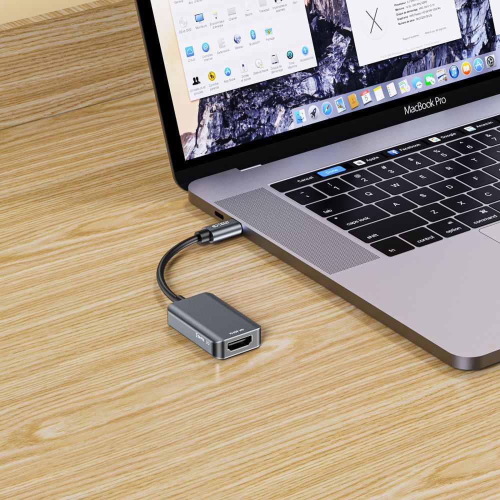 Tech-Protect Tech-Protect USB-C-HDMI 4K 60Hz Adapter UltraBoost Svart
