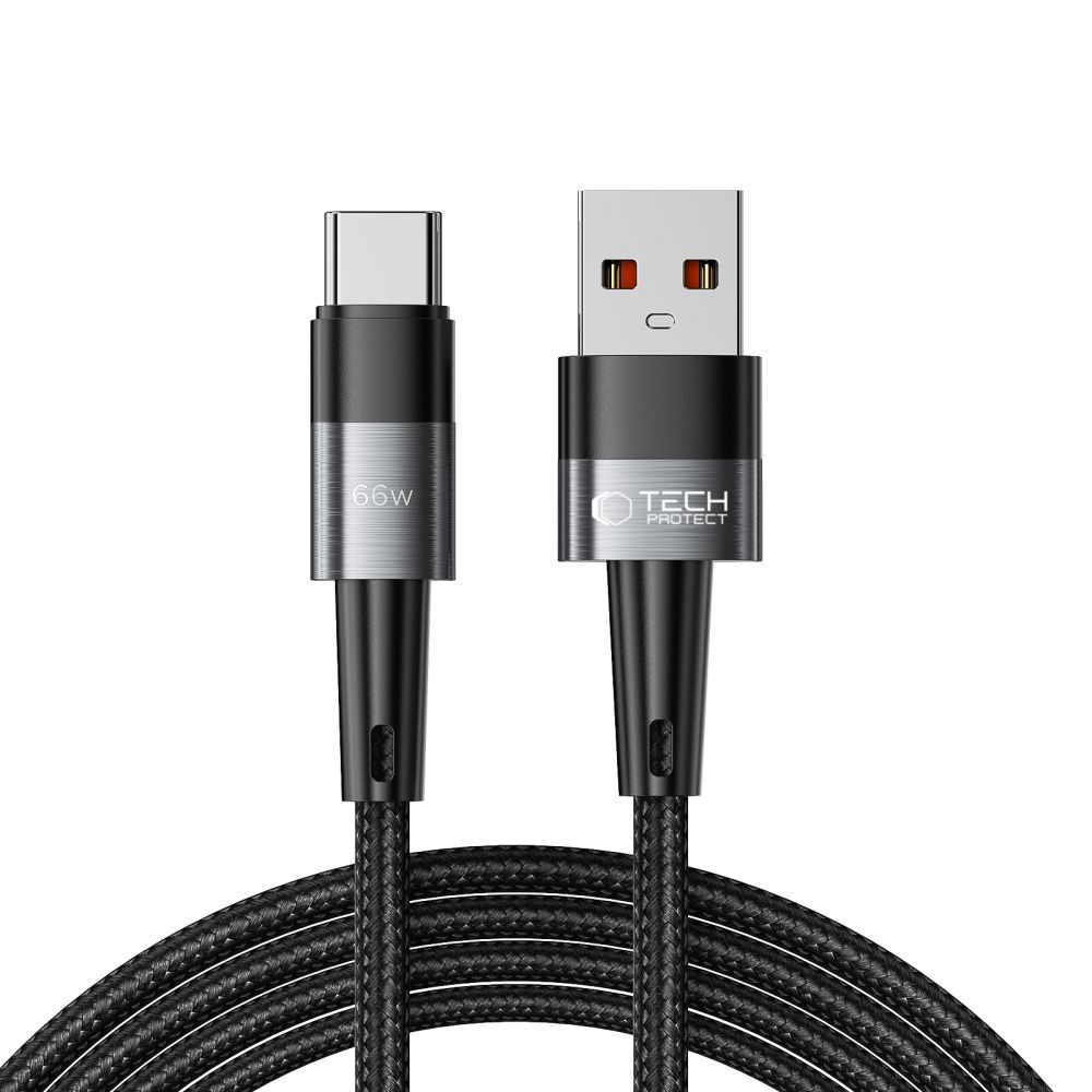 Tech-Protect Tech-Protect 2 m 66W/6A USB-C Kabel UltraBoost Grå