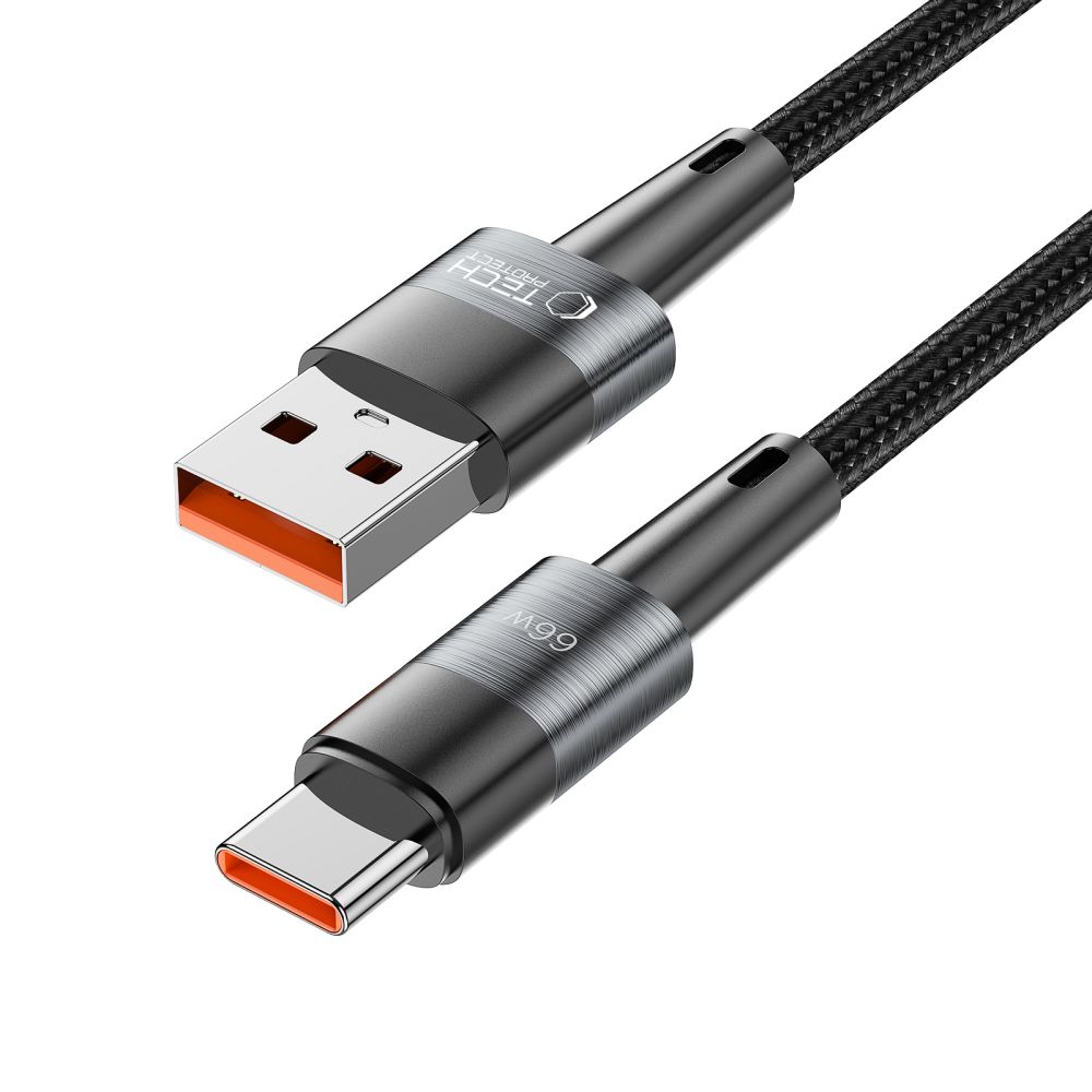 Tech-Protect Tech-Protect 2 m 66W/6A USB-C Kabel UltraBoost Grå