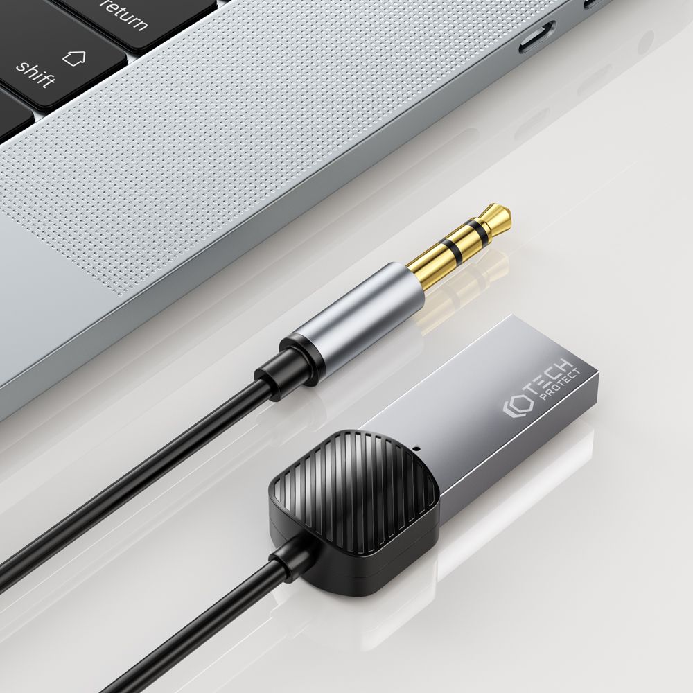 Tech-Protect Tech-Protect AUX - USB-A Bluetooth Adapter UltraBoost Grå