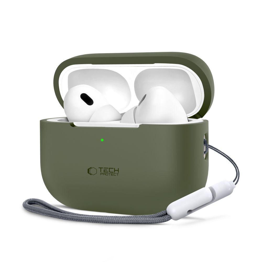 Tech-Protect Tech-Protect AirPods Pro 1/2 Skal Silikon Olive Green