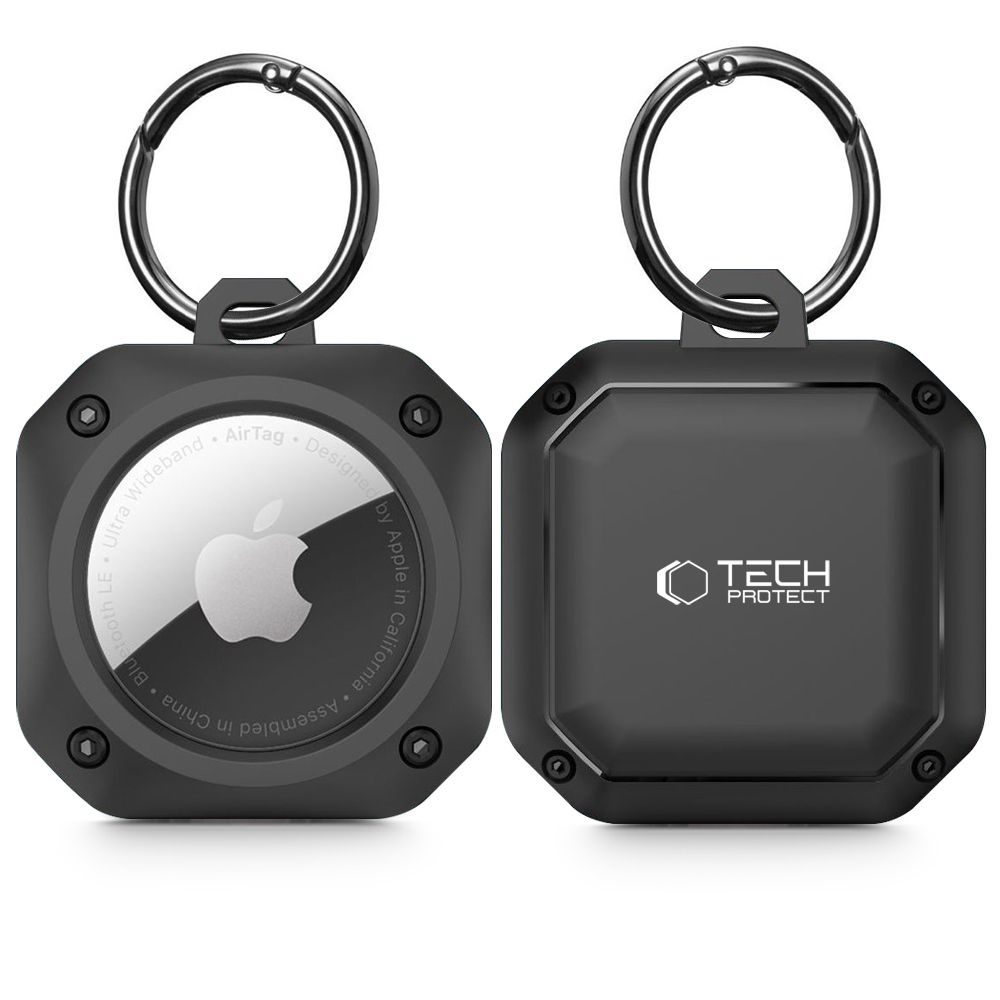 Tech-Protect Tech-Protect Apple AirTag Hållare Rough Pro Svart