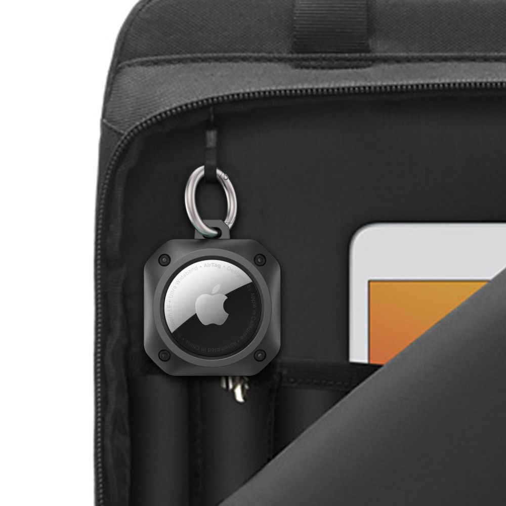Tech-Protect Tech-Protect Apple AirTag Hållare Rough Pro Svart