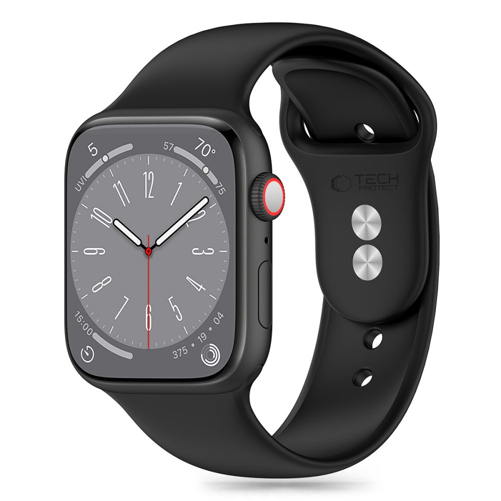 Tech-Protect Tech-Protect Apple Watch 38/40/41/42 mm Armband Silikon Black