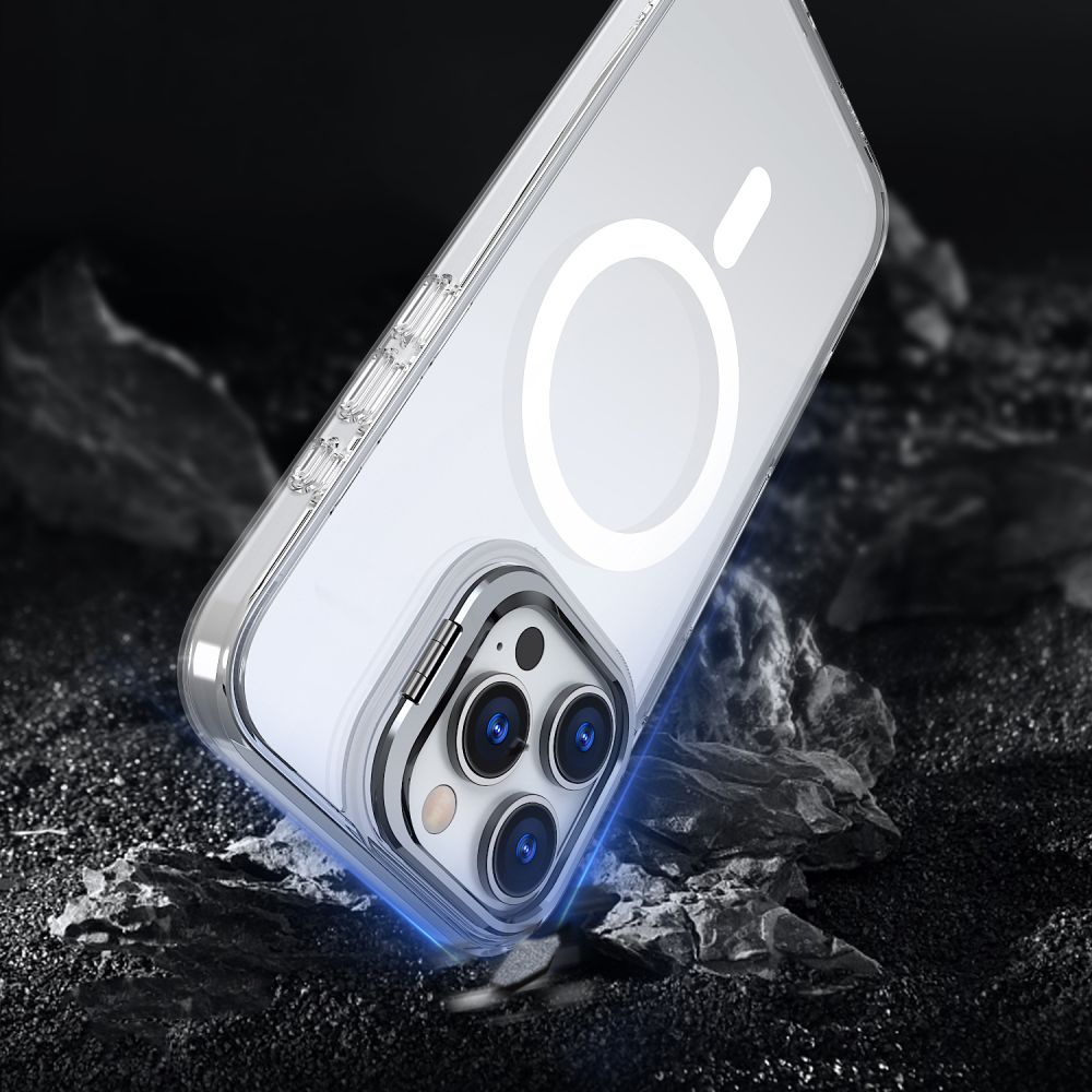 Tech-Protect Tech-Protect iPhone 16 Pro Skal MagSafe MagStand Clear