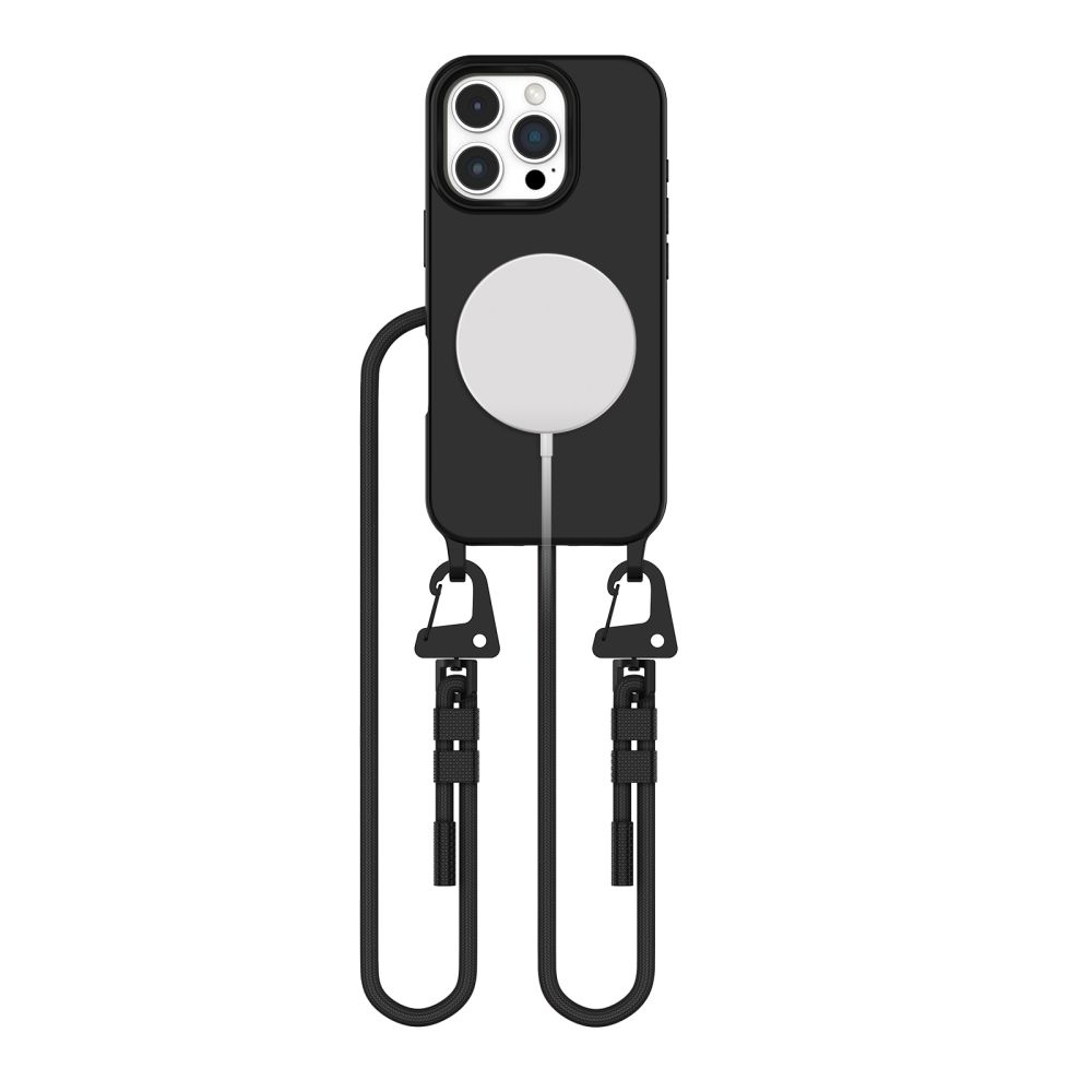 Tech-Protect Tech-Protect iPhone 16 Pro Max Skal MagSafe MagNecklace Svart