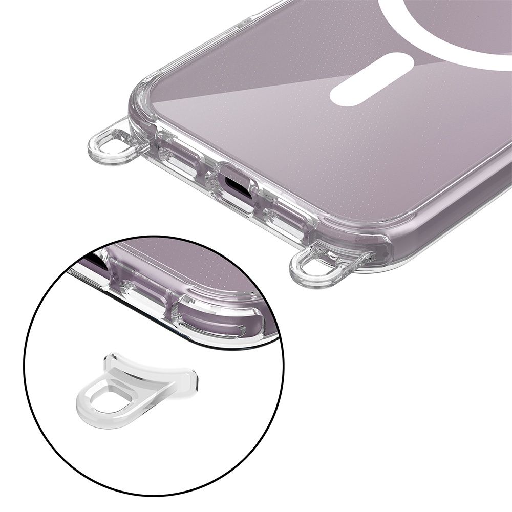 Tech-Protect Tech-Protect iPhone 16 Skal MagSafe FlexAir Chain Svart/Taupe