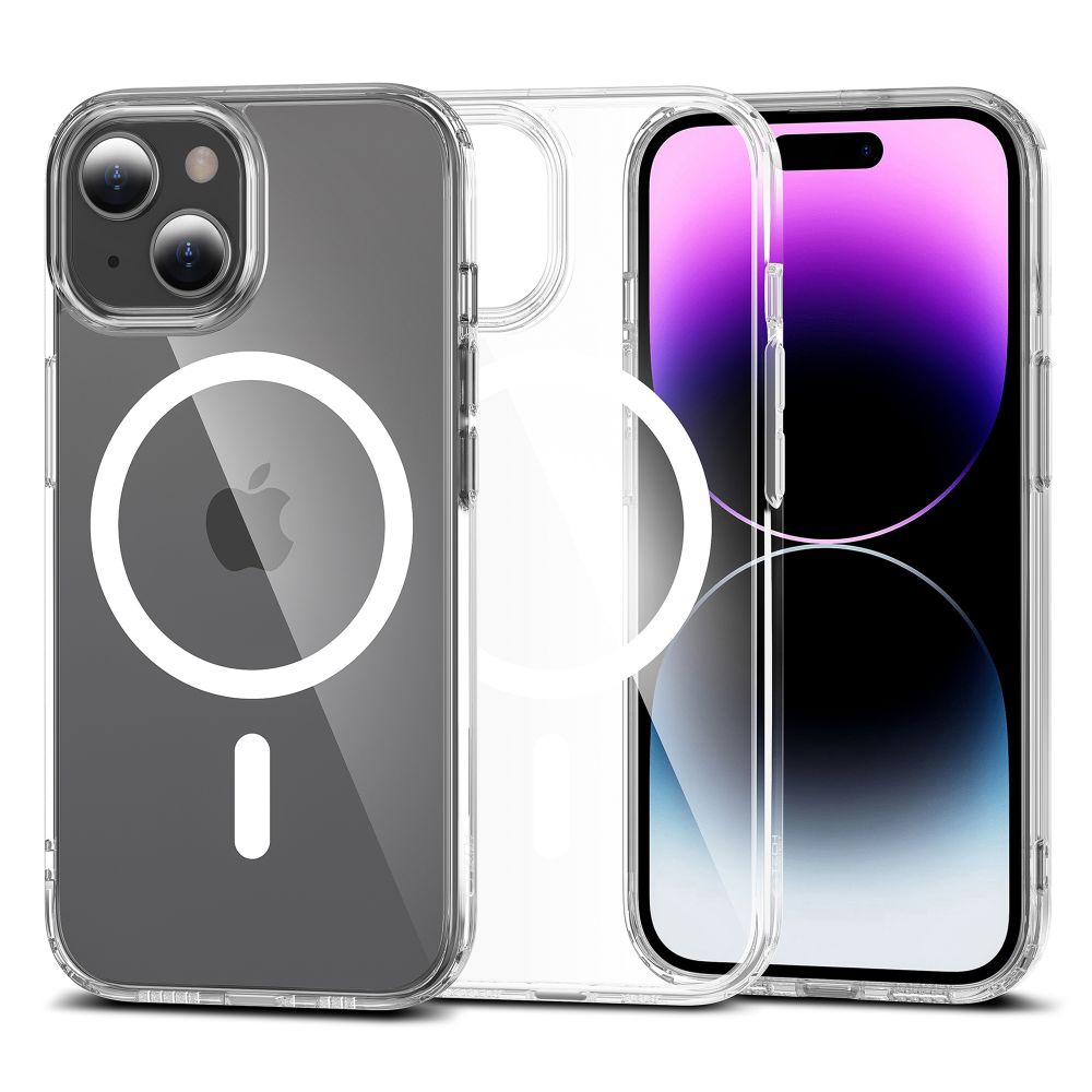 Tech-Protect Tech-Protect iPhone 15 Skal MagSafe FlexAir Hybrid Transparent