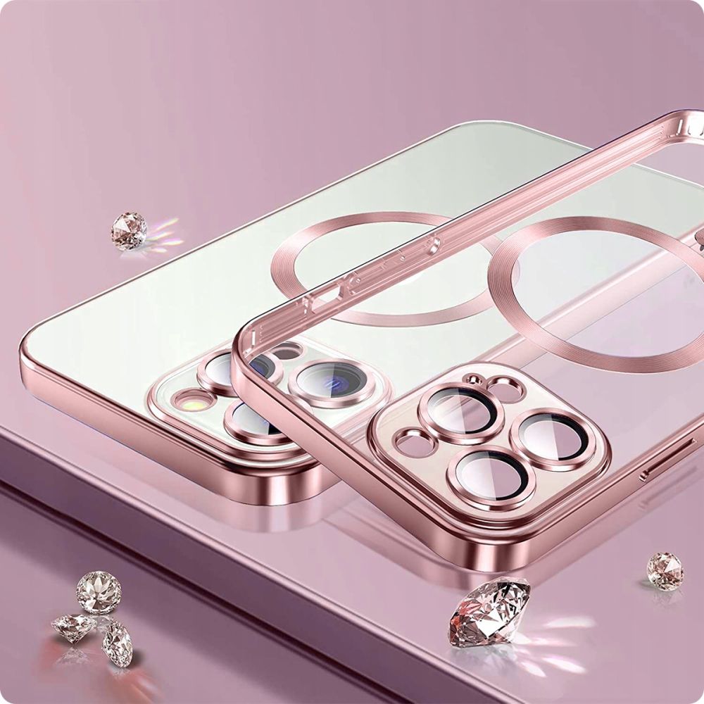 Tech-Protect Tech-Protect iPhone 13 Skal MagSafe MagShine Roséguld