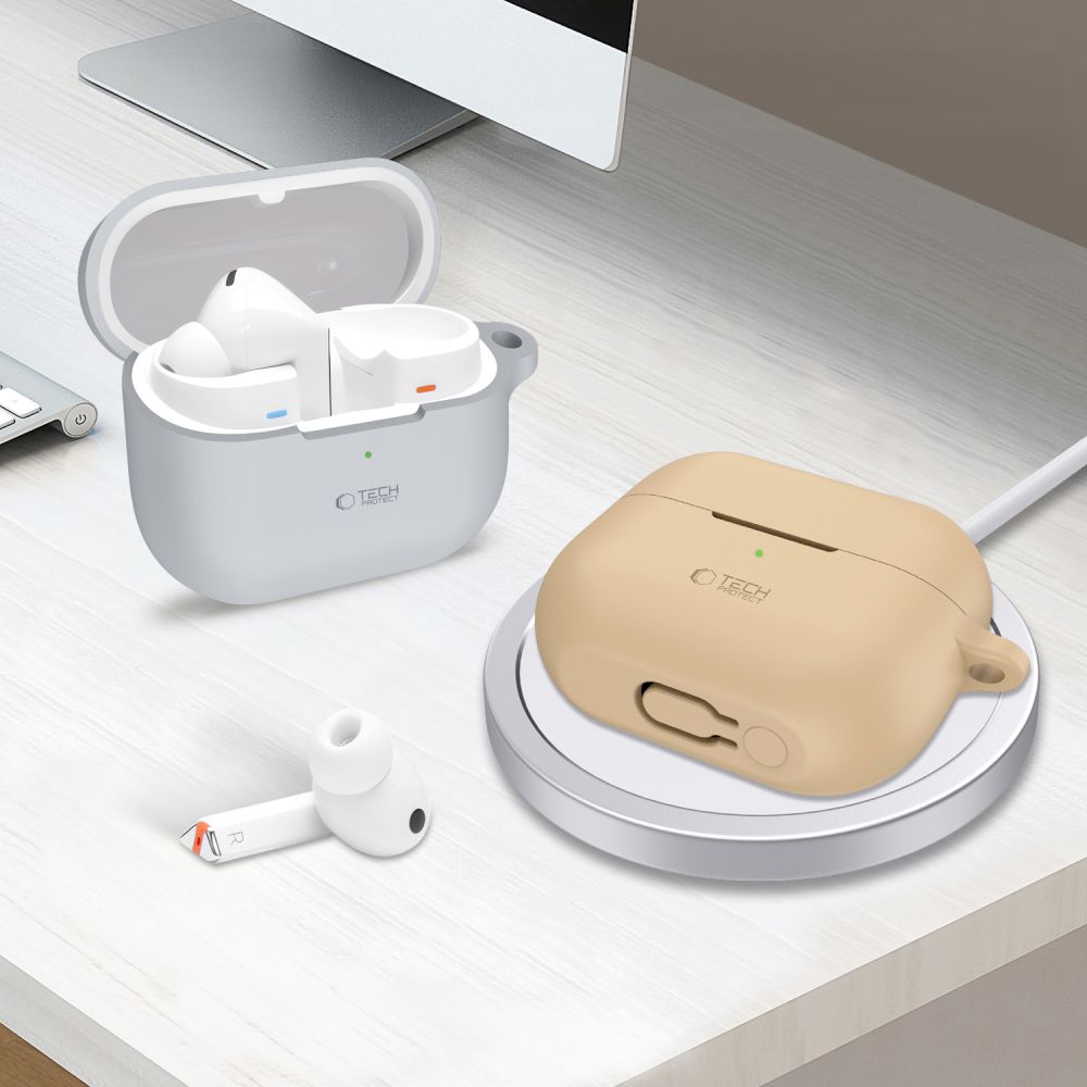 Tech-Protect Tech-Protect Galaxy Buds 3/3 Pro Skal Silikon Hook Svart