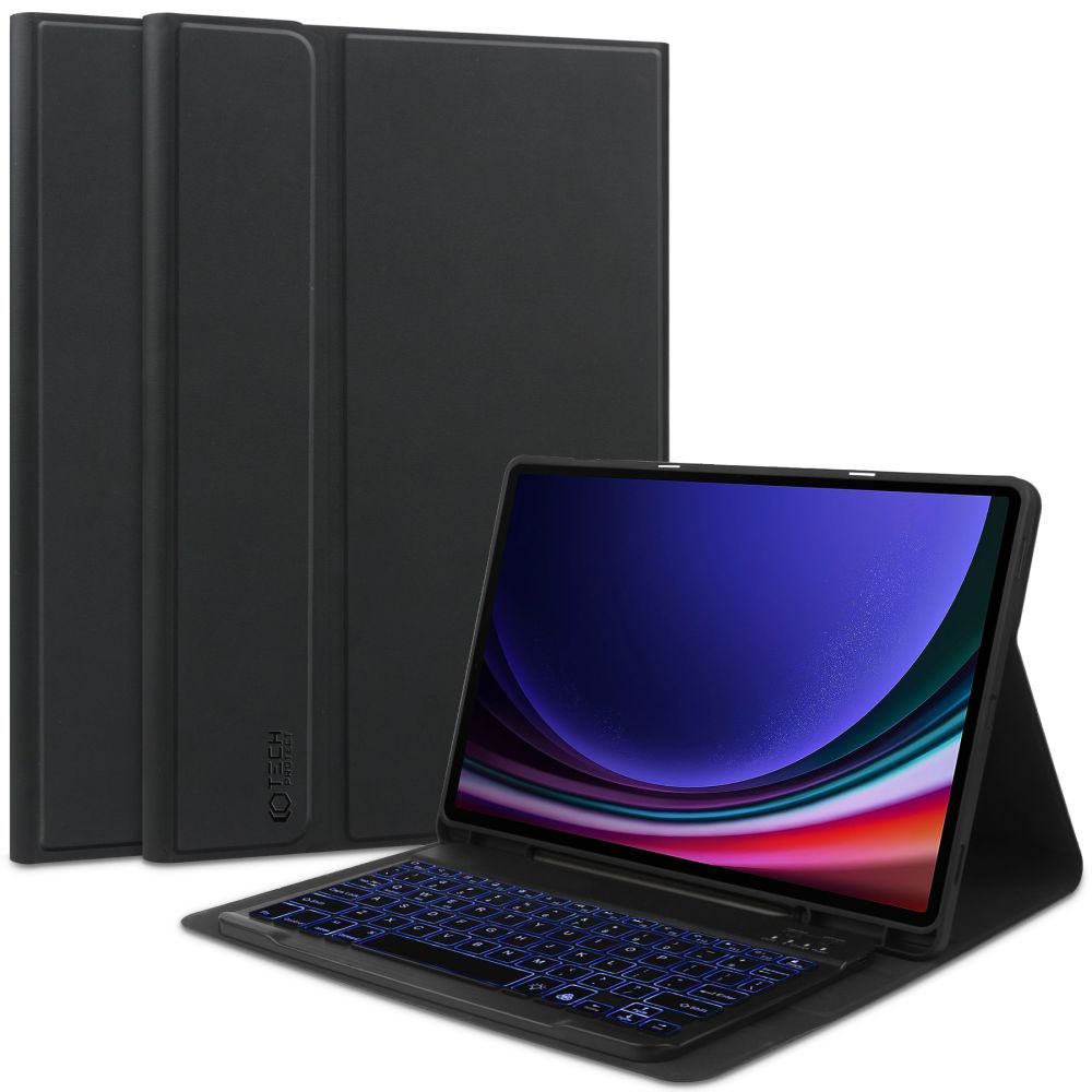 Tech-Protect Tech-Protect Galaxy Tab S9 FE Plus Fodral SC Tangentbord Svart