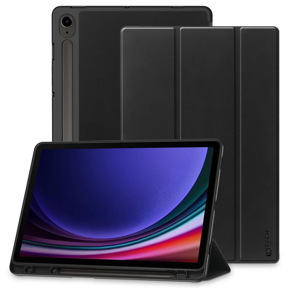 Tech-Protect Tech-Protect Galaxy Tab S9 FE Fodral SmartCase Pennhållare Svart
