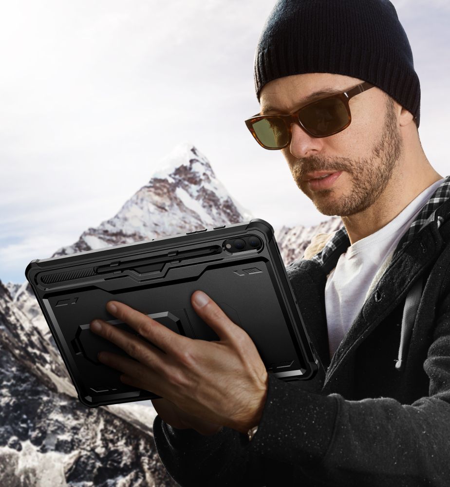 Tech-Protect Tech-Protect Galaxy Tab S9 Plus Skal Kevlar Pro Svart