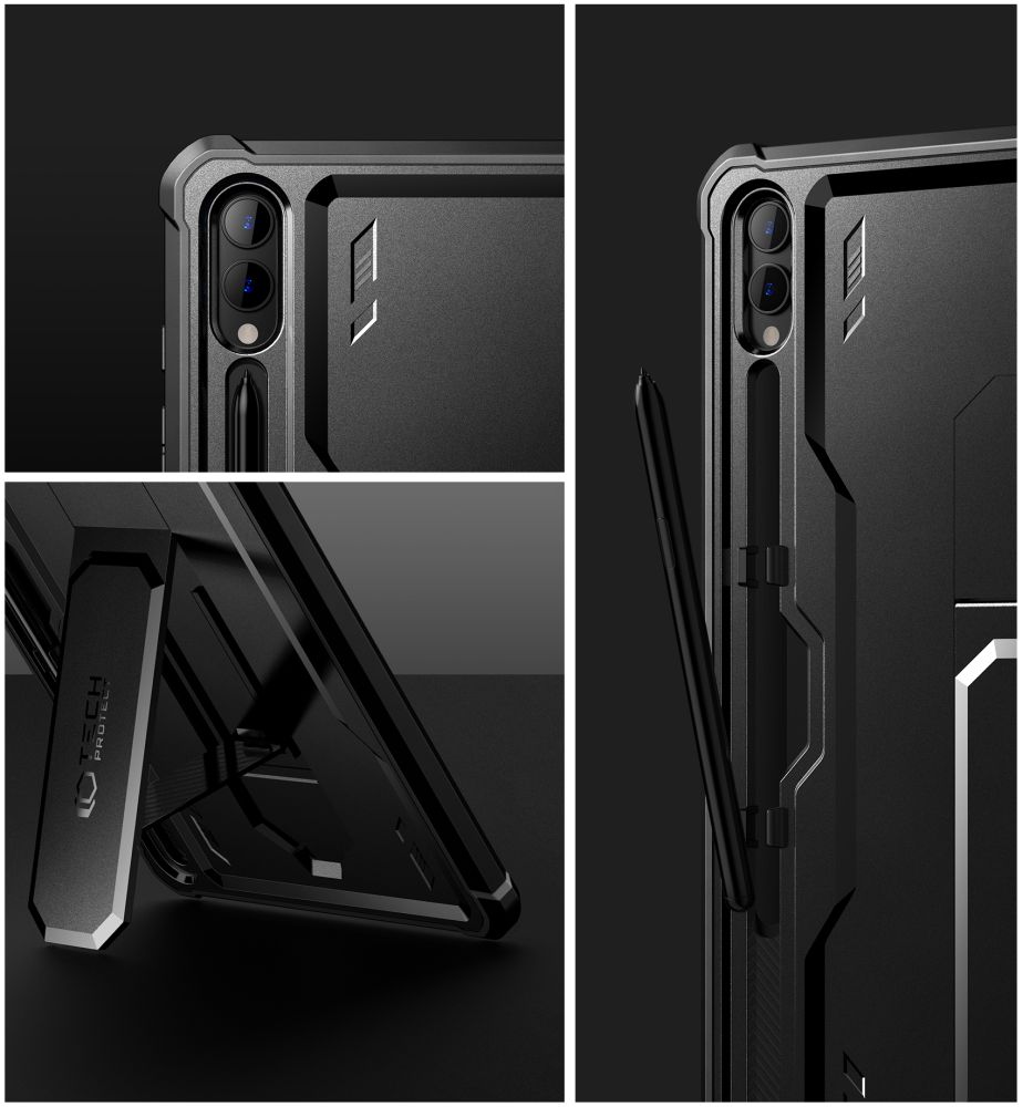 Tech-Protect Tech-Protect Galaxy Tab S9 Plus Skal Kevlar Pro Svart