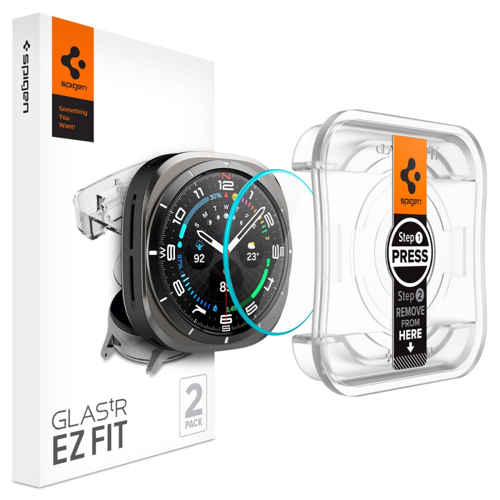Spigen Spigen Galaxy Watch Ultra (2025) / 47 mm 2-PACK Skärmskydd 