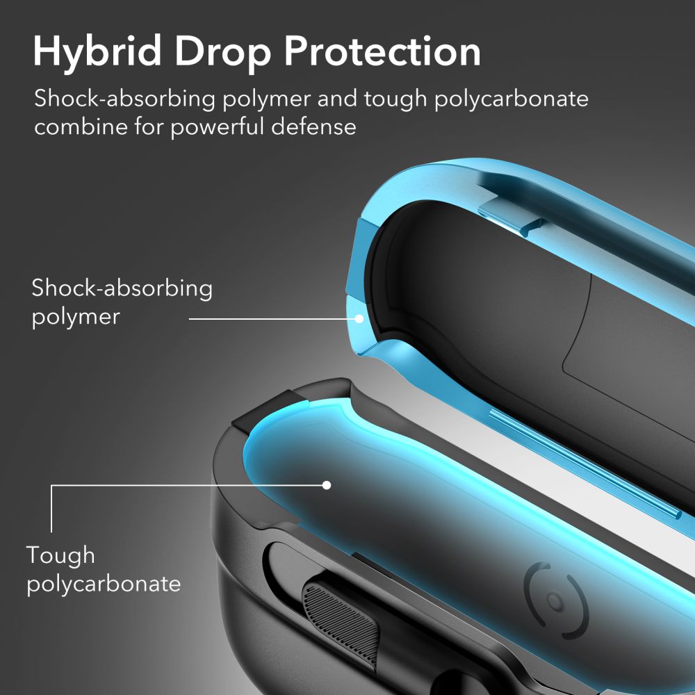 ESR ESR AirPods Pro 1/2 Skal MagSafe Pulse HaloLock Svart