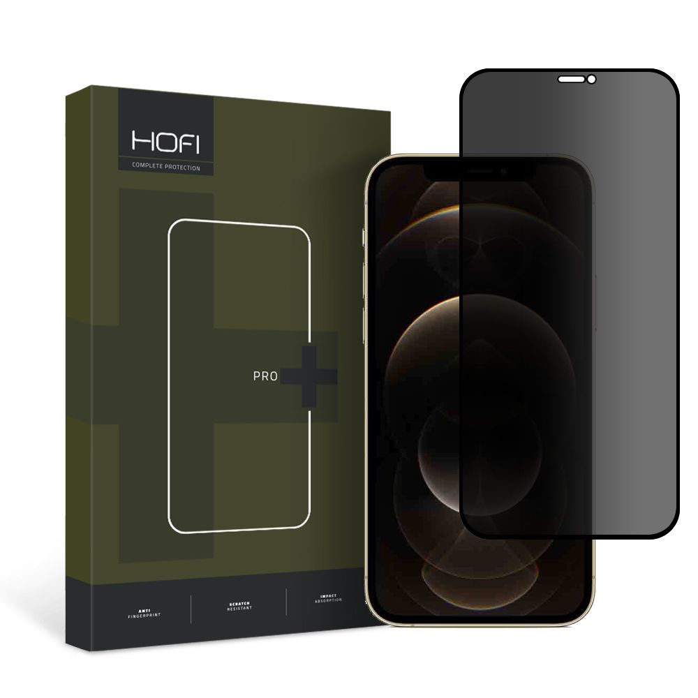 HOFI HOFI iPhone 12/12 Pro Skärmskydd Anti Spy Pro+ Privacy