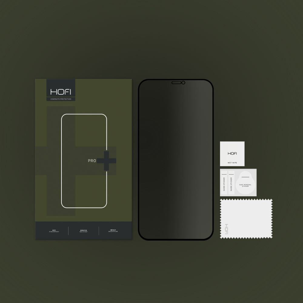 HOFI HOFI iPhone 12/12 Pro Skärmskydd Anti Spy Pro+ Privacy