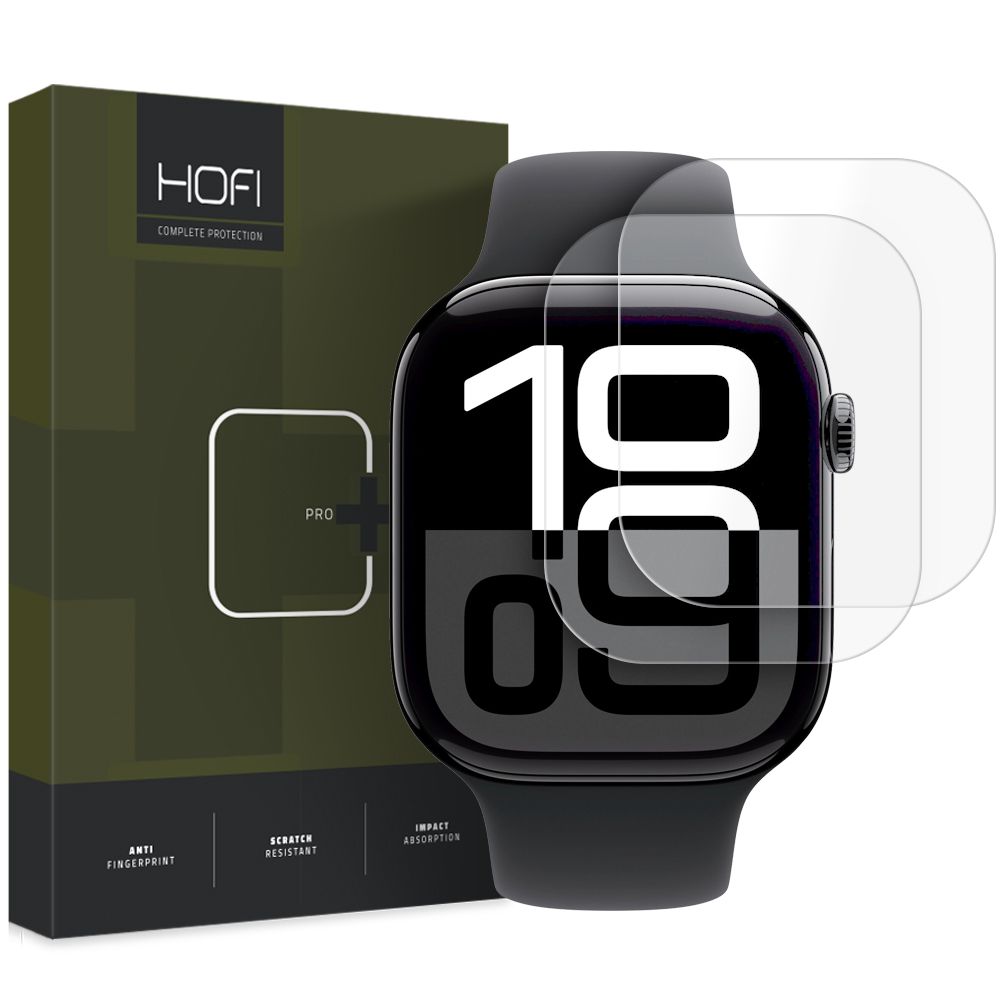 HOFI HOFI Apple Watch 11/10 46 mm 2-PACK Skärmskydd Pro+ HydroFlex