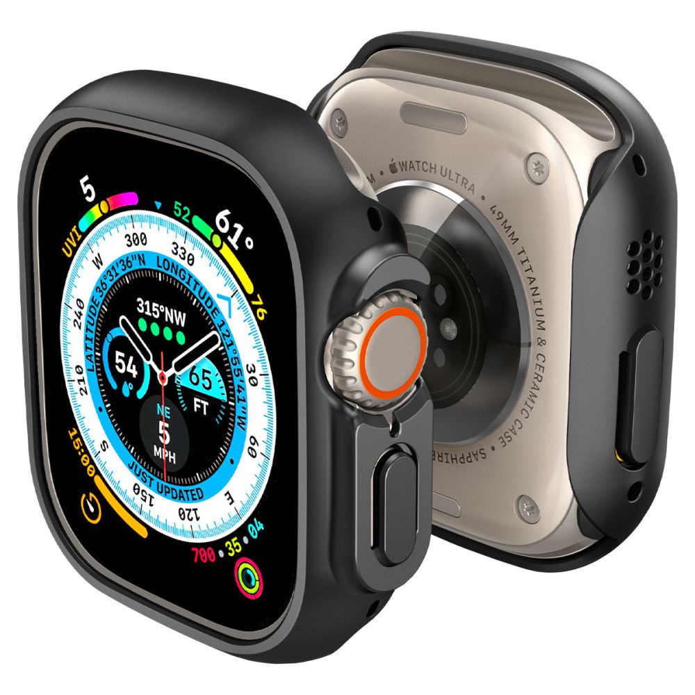 Spigen Spigen Apple Watch Ultra 49 mm Skal Thin Fit Svart