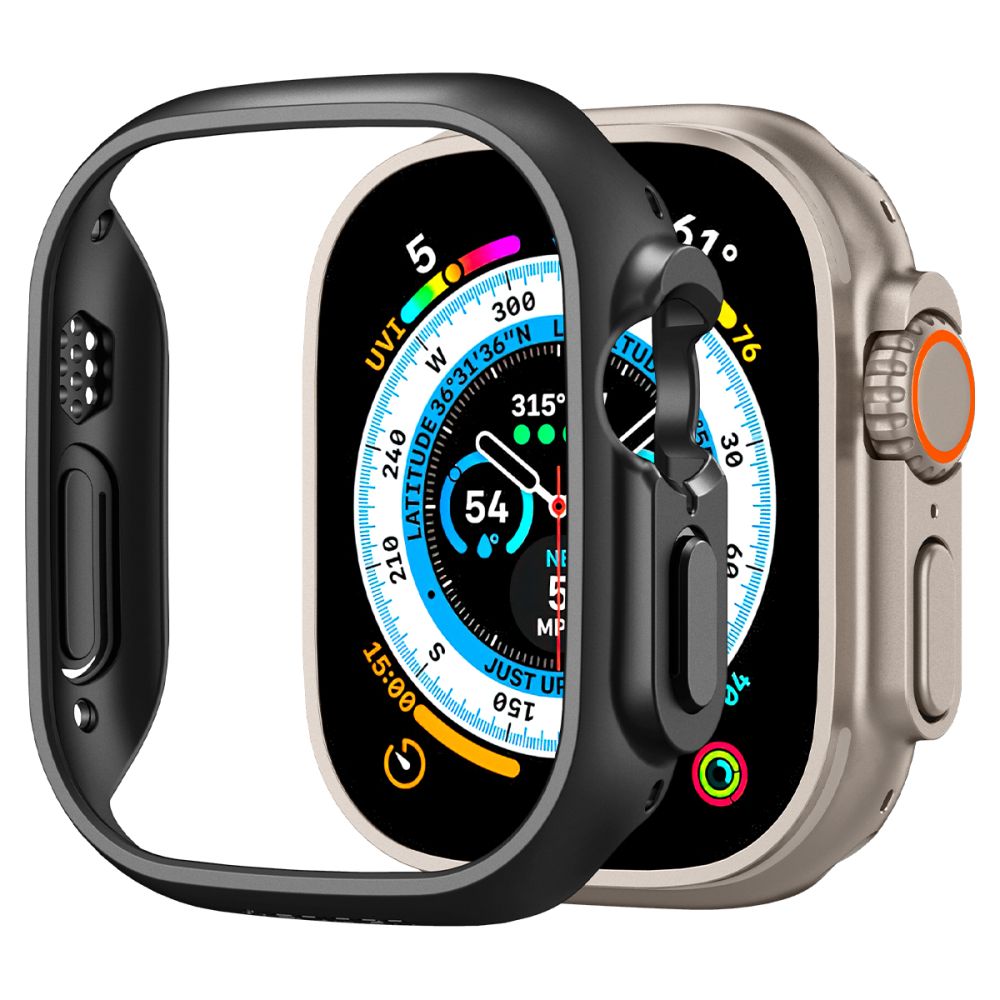 Spigen Spigen Apple Watch Ultra 49 mm Skal Thin Fit Svart