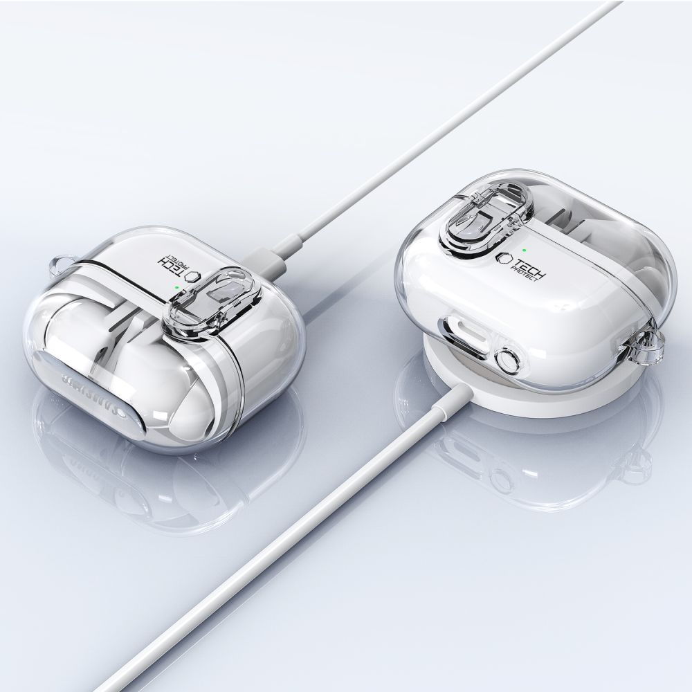 Tech-Protect Tech-Protect Galaxy Buds 3 / 3 Pro Skal FlexAir Transparent