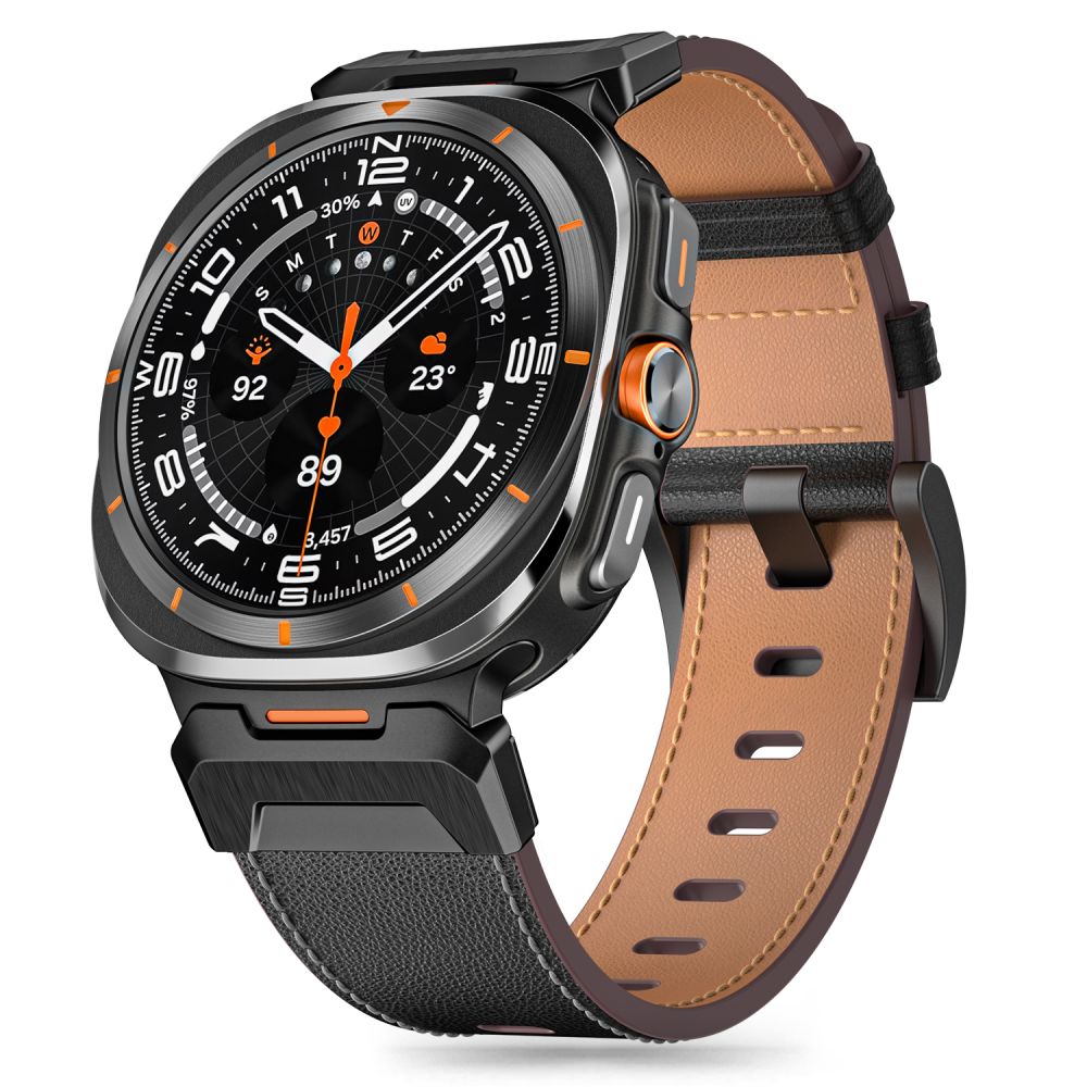 Tech-Protect Tech-Protect Galaxy Watch Ultra (2025) / 47 mm Läder Armband Delta