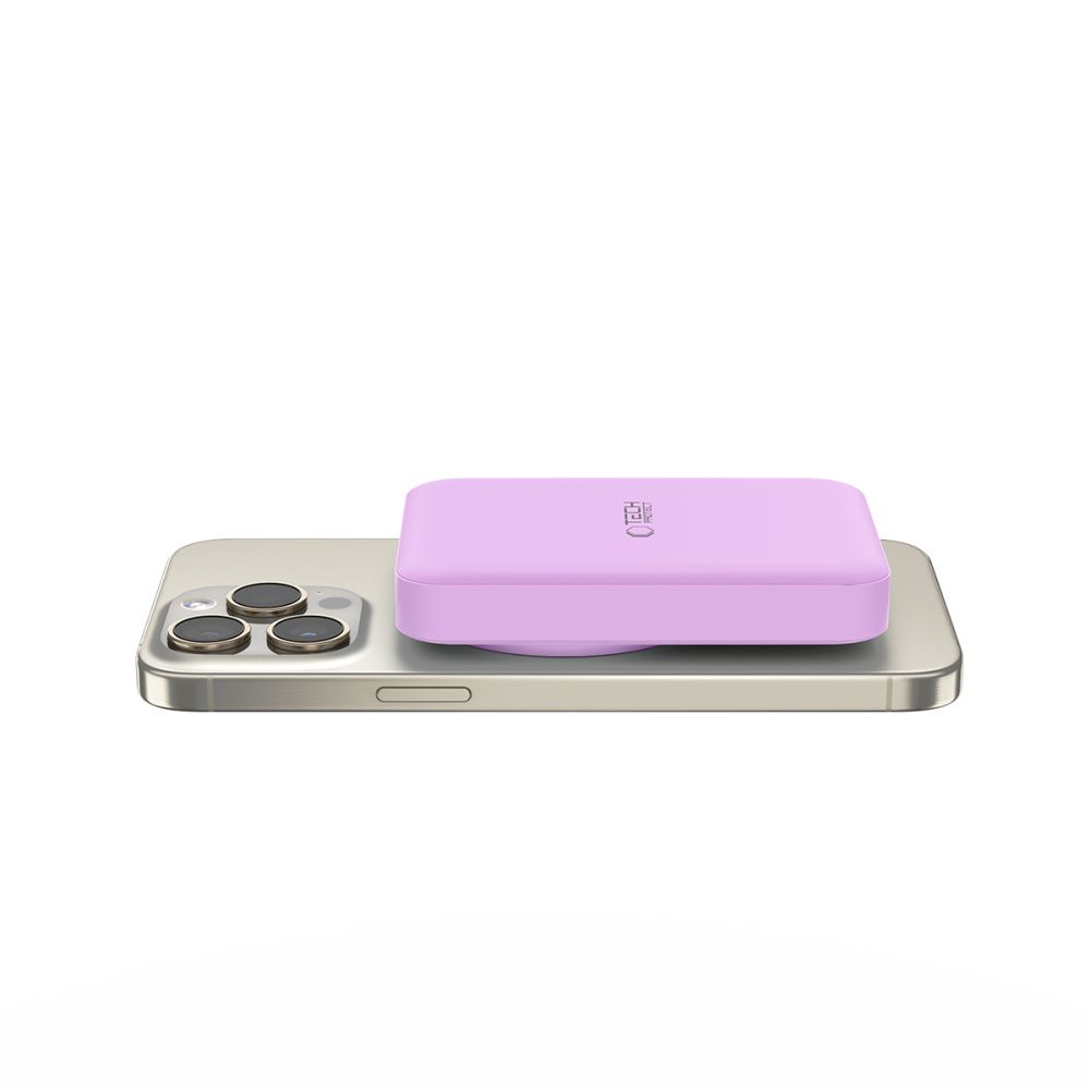 Tech-Protect Tech-Protect 10000 mAh MagSafe Powerbank LifeMag Lila