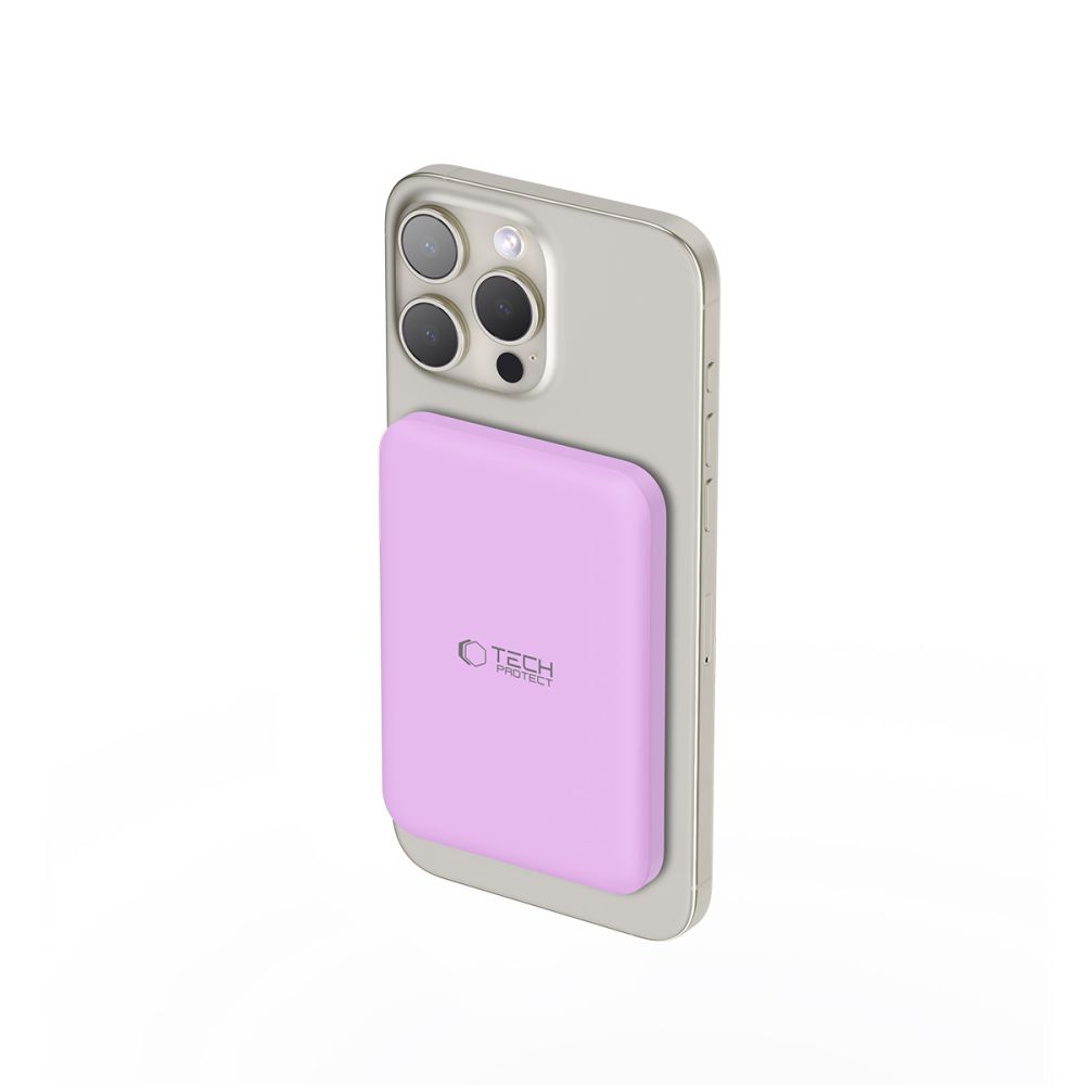 Tech-Protect Tech-Protect 5000 mAh MagSafe Powerbank LifeMag Lila