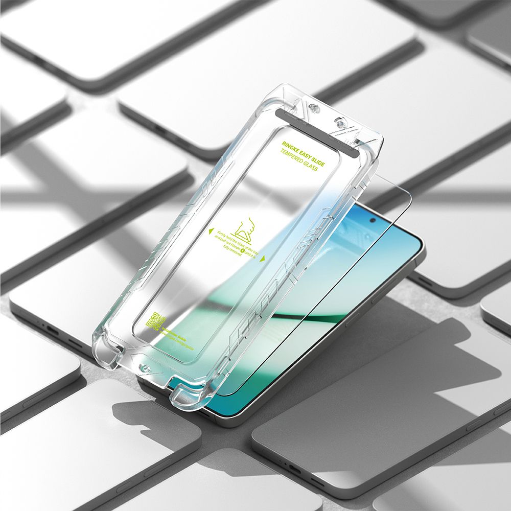 Ringke Ringke Galaxy S25 / S24 2-PACK Easy Slide Skärmskydd Härdat Glas